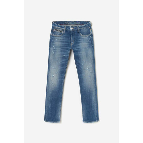 Jeans regular Ternas 800/12, longueur 34 bleu en coton