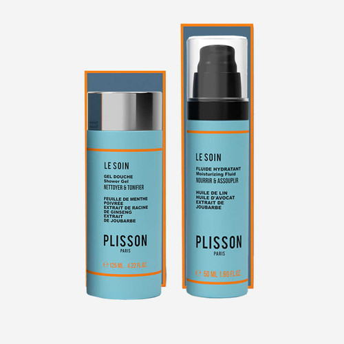 Plisson - Duo L\'Irrésistible (Gel Douche 3-en-1 & Fluide Hydratant) - Cosmetique homme