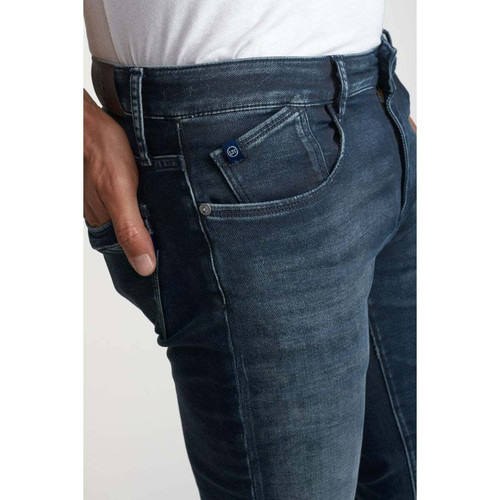 Jeans regular, droit 800/12JO, longueur 34 bleu en coton Sam