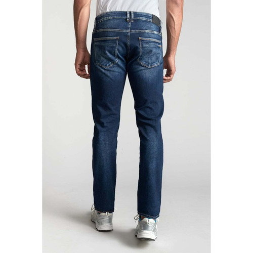 Jeans regular, droit 800/12JO, longueur 34 bleu en coton Mick