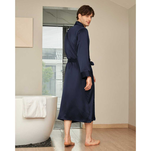 LilySilk - Robe Longue En Soie Luxueuse Classique Pour Homme - Nouveautés Mode HOMME