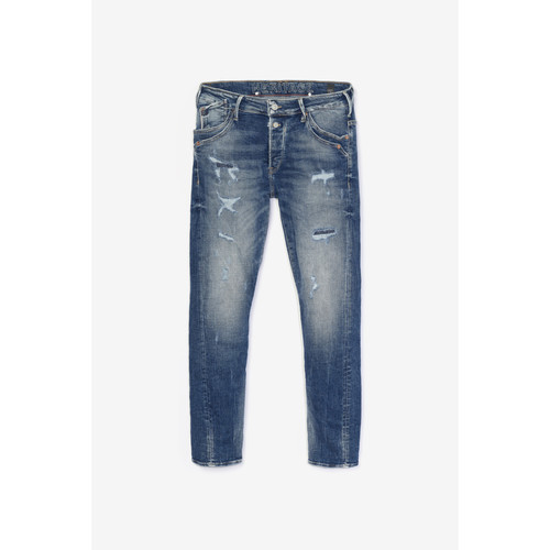 Jeans tapered 916, longueur 34 bleu Lucas Le Temps des Cerises