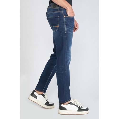 Jeans slim stretch 700/11, longueur 34 bleu Abel Le Temps des Cerises