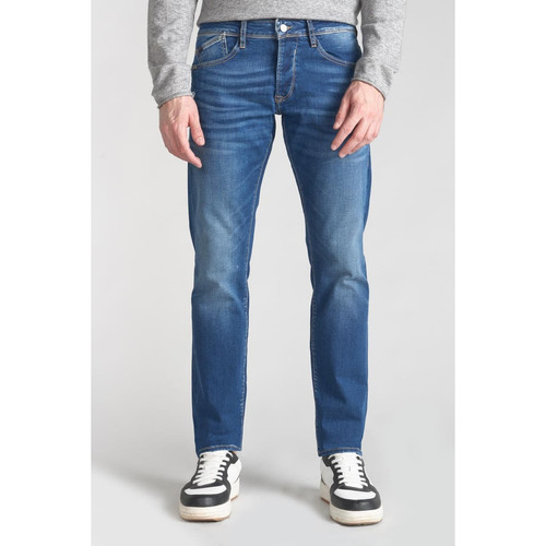 Le Temps des Cerises - Jeans ajusté stretch 700/11, longueur 34 bleu Derek - Le temps des cerises