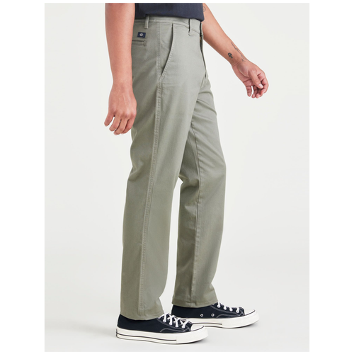 Pantalon chino slim Original vert en coton