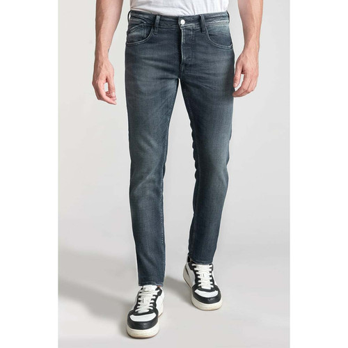 Le Temps des Cerises - Jeans ajusté stretch 700/11, longueur 34 bleu en coton Noel - Vetements homme