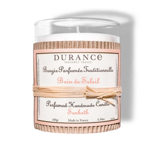 Durance - Bougie Parfumée Traditionnelle Bain de Soleil - Parfums d'Ambiance et Bougies Parfumées