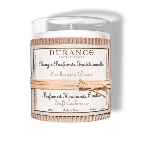 Durance - Bougie Parfumée Traditionnelle Cachemire Doux - Durance Parfums d’Intérieur
