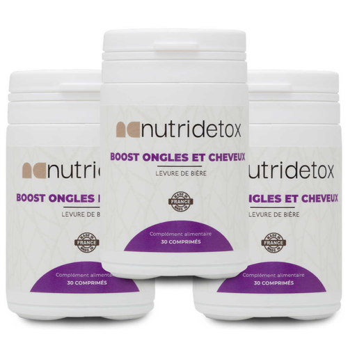 Nutridetox - Boost Ongles & Cheveux - X3 - Produits bien etre relaxation