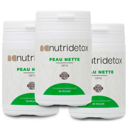 Nutridetox - Peau Nette - X3 - Produits bien etre relaxation