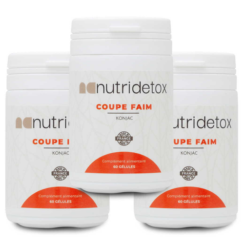 Nutridetox - Coupe Faim - X3 - Complements alimentaires minceur
