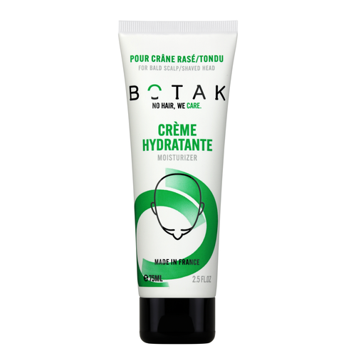 Botak - Crème Hydratante [Crâne Rasé/Tondu] Apaisante Régénérante (75ml) - Apres shampoing cheveux homme
