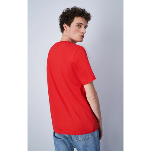 Tee-shirt manches courtes col rond homme - Rouge