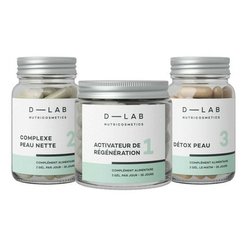 D-LAB Nutricosmetics - Programme Peau Parfaite 2 Mois - D-lab peau