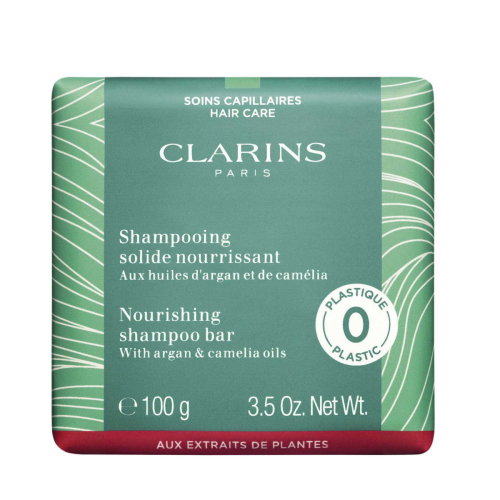 Clarins - Shampooing Solide Nourrissant - Aux Huiles d'Argan et de Camélia - Shampoing homme