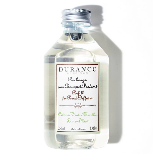 Durance - Recharge Pour Bouquet Parfumé Citron Vert Menthe - Parfums d'Ambiance et Bougies Parfumées