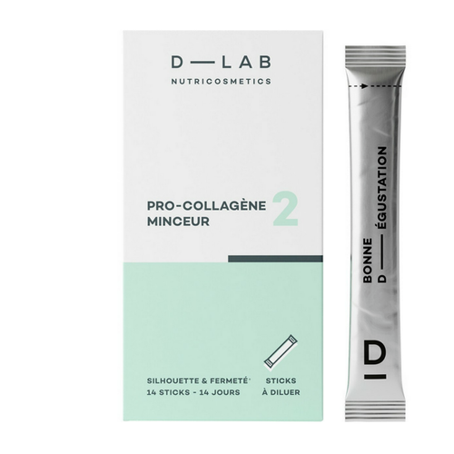 D-LAB Nutricosmetics - Pro-Collagène Minceur 14 sticks - Complements alimentaires minceur