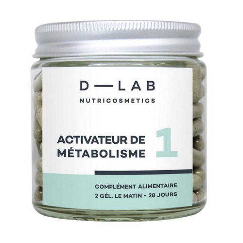 D-LAB Nutricosmetics - Activateur de Métabolisme - Active l'Energie Cellulaire - Complements alimentaires minceur
