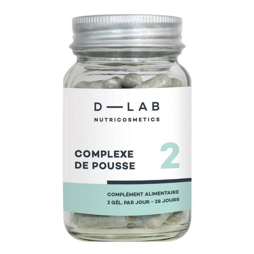 D-LAB Nutricosmetics - Complexe De Pousse - 1 Mois Croissance Des Cheveux - Complement alimentaire beaute