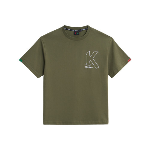 Kickers - Tee-shirt manches courtes unisexe kaki - Nouveautés Mode et Beauté