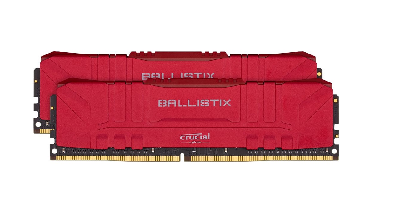 Kit de mémoire Ballistix Crucial Rouge