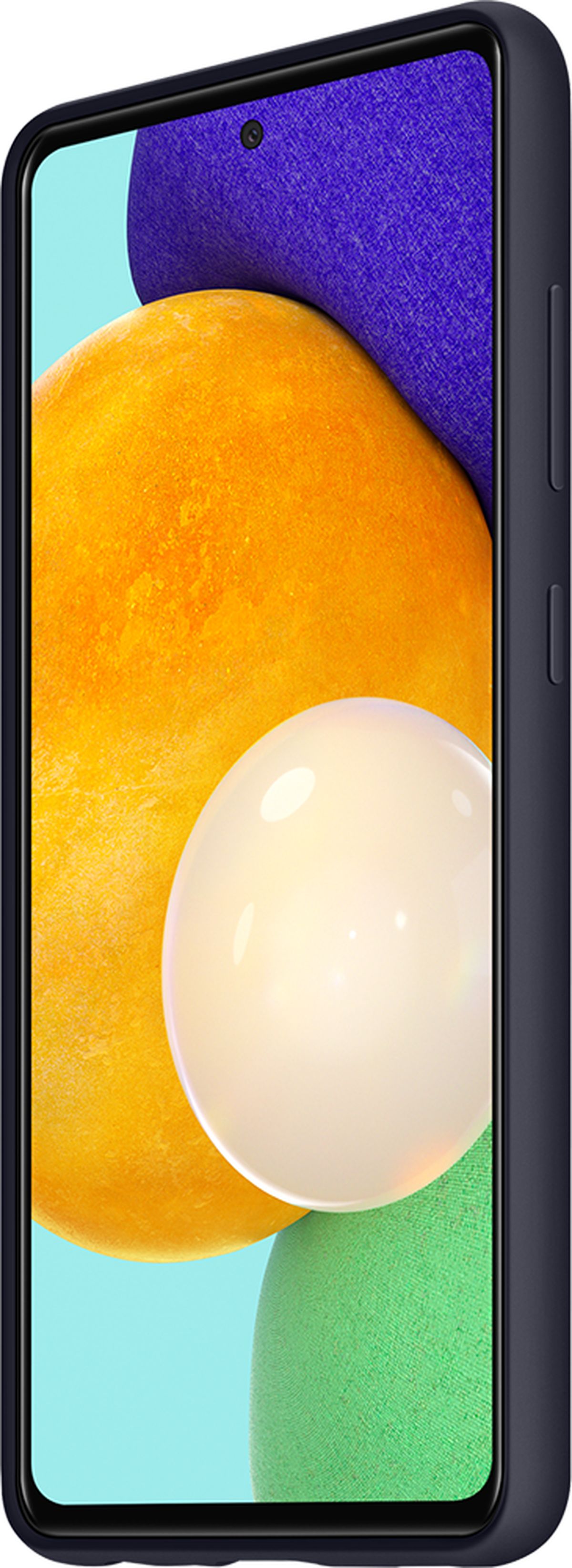 Coque Silicone pour Galaxy A52 4G/5G - Noir