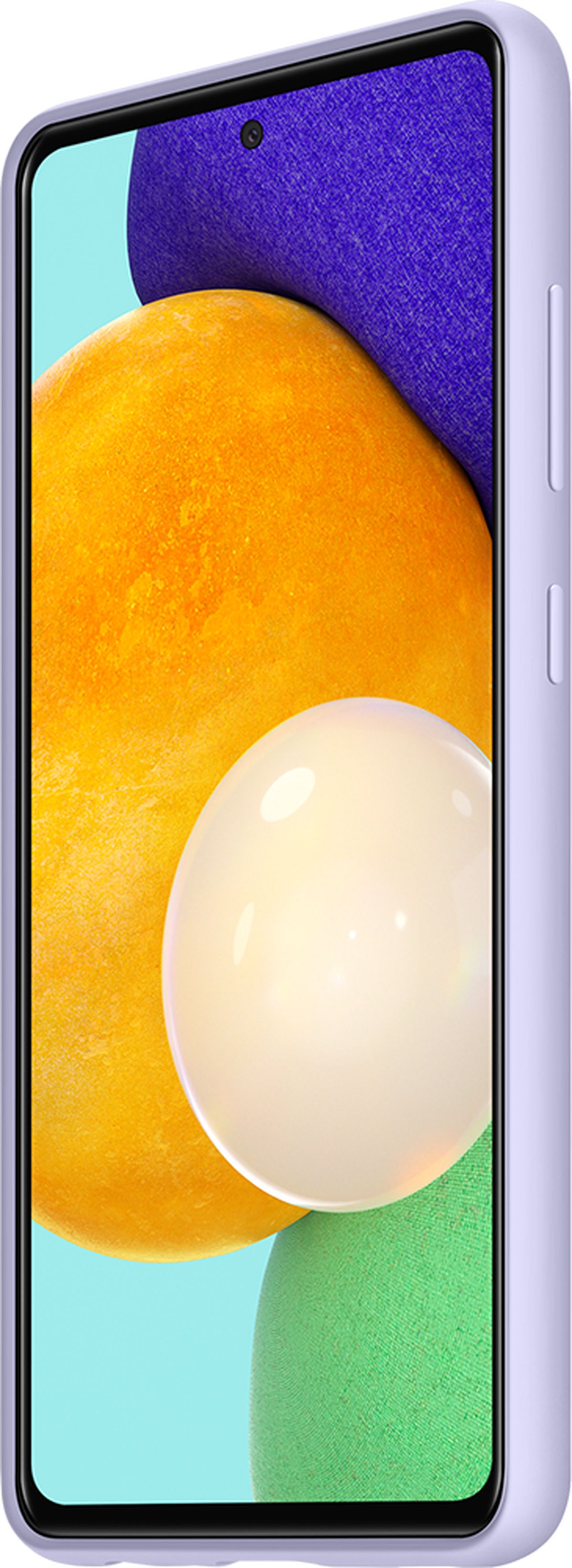 Coque Silicone pour Galaxy A52 4G/5G - Violet