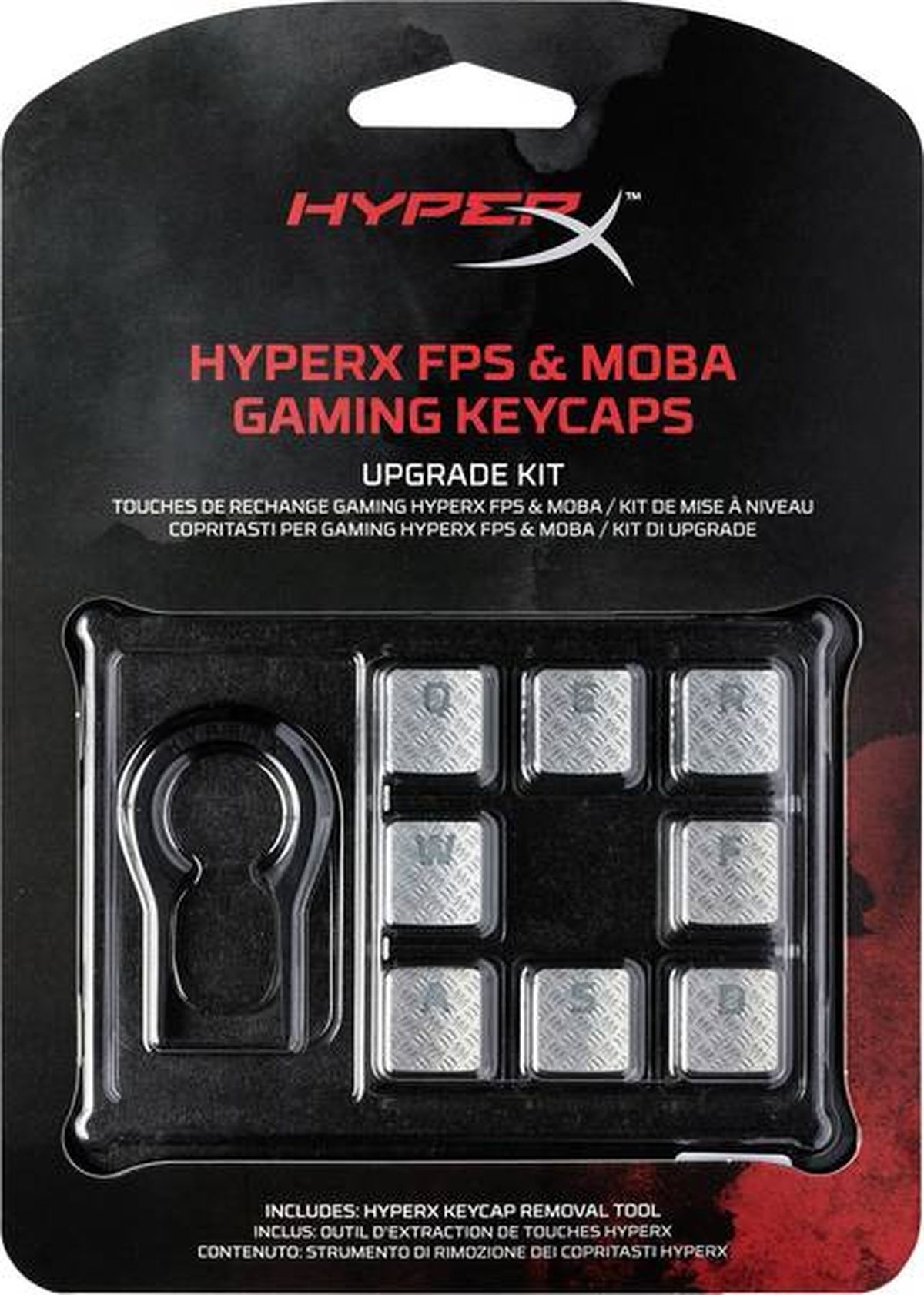 FPS & MOBA Gaming Keycaps - Titanium