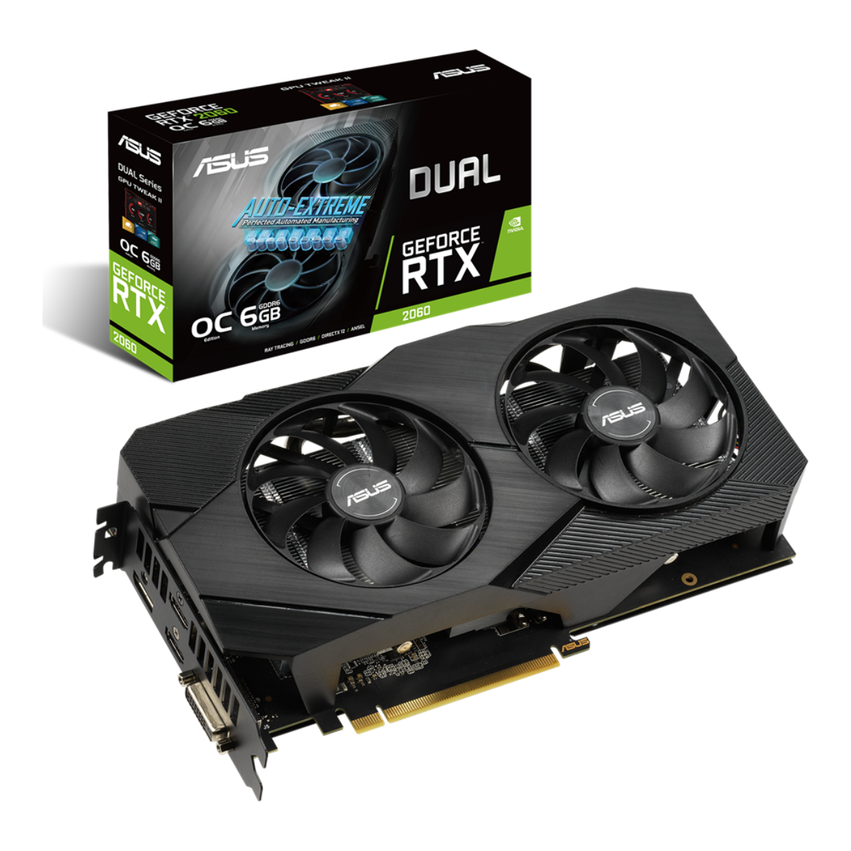 GeForce RTX 2060 OC Edition EVO - Dual Fan - 6Go