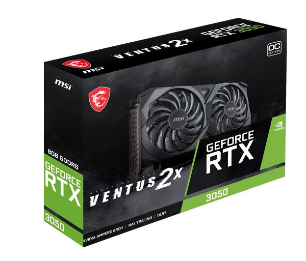GeForce RTX 3050 VENTUS 2X 8G OC
