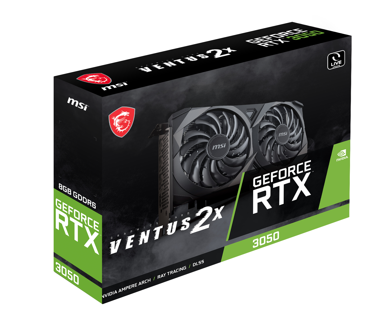 GeForce RTX 3050 VENTUS 2X 8G
