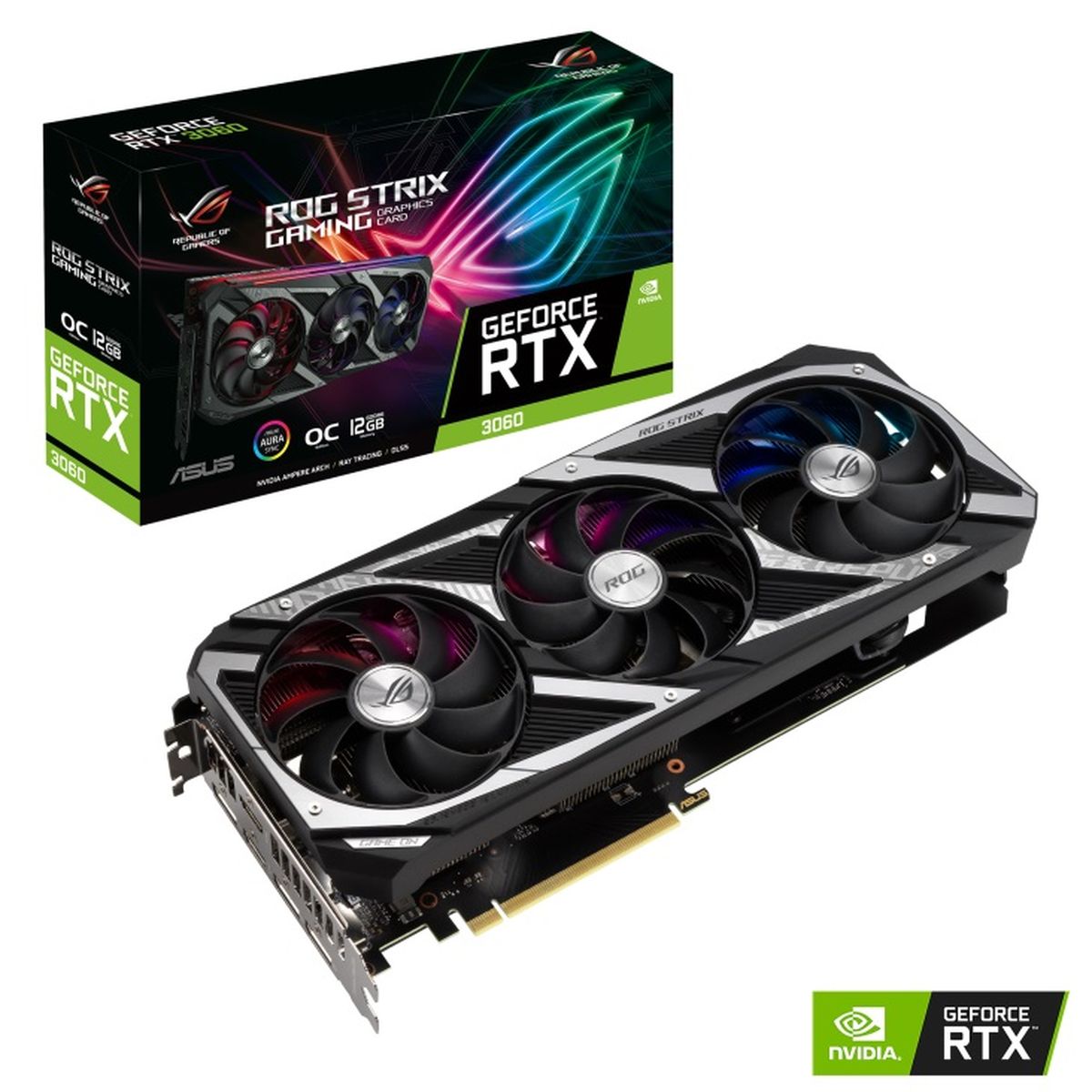 GeForce RTX 3060 V2 OC - ROG STRIX - 12 Go
