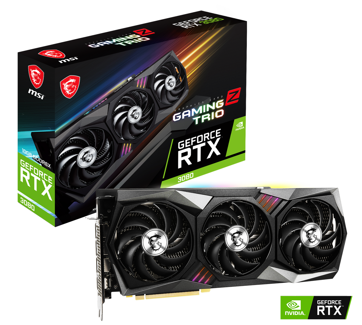 Carte graphique GeForce RTX™ 3080 Gaming Z Trio 10G MSI