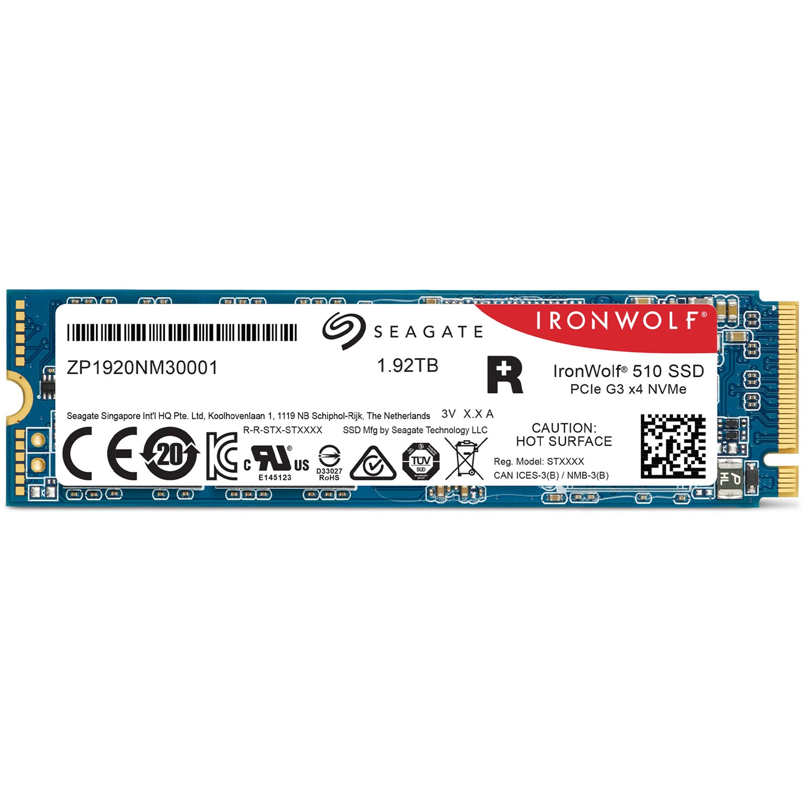 Disque SSD IronWolf 510 NVMe 1.92 To Seagate