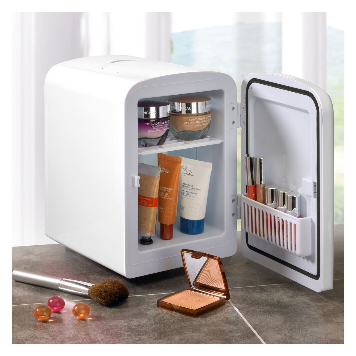 Mini réfrigérateur pour cosmétiques Cold Beauty 4L - Blanc