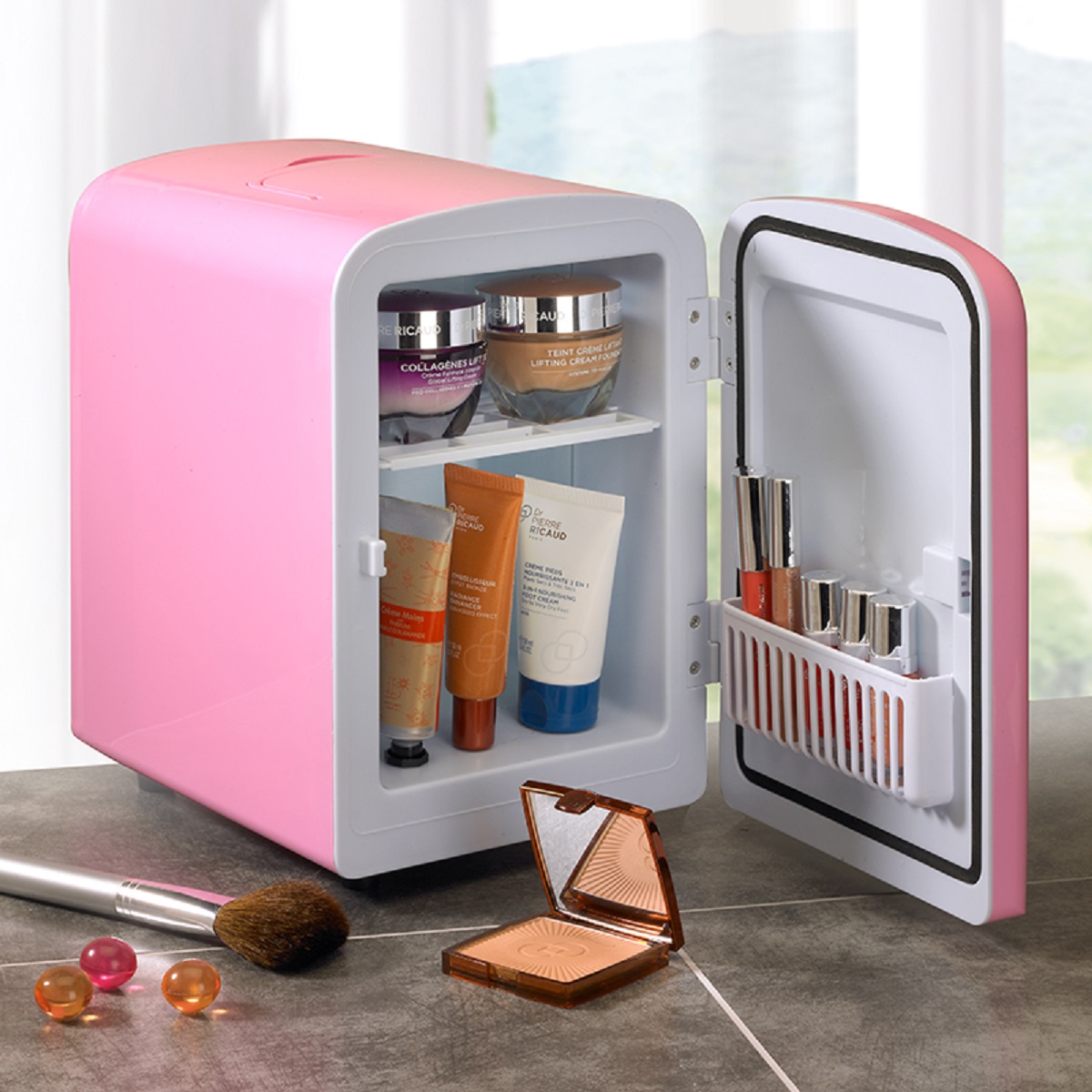 Mini réfrigérateur pour cosmétiques Cold Beauty 4L - Rose 