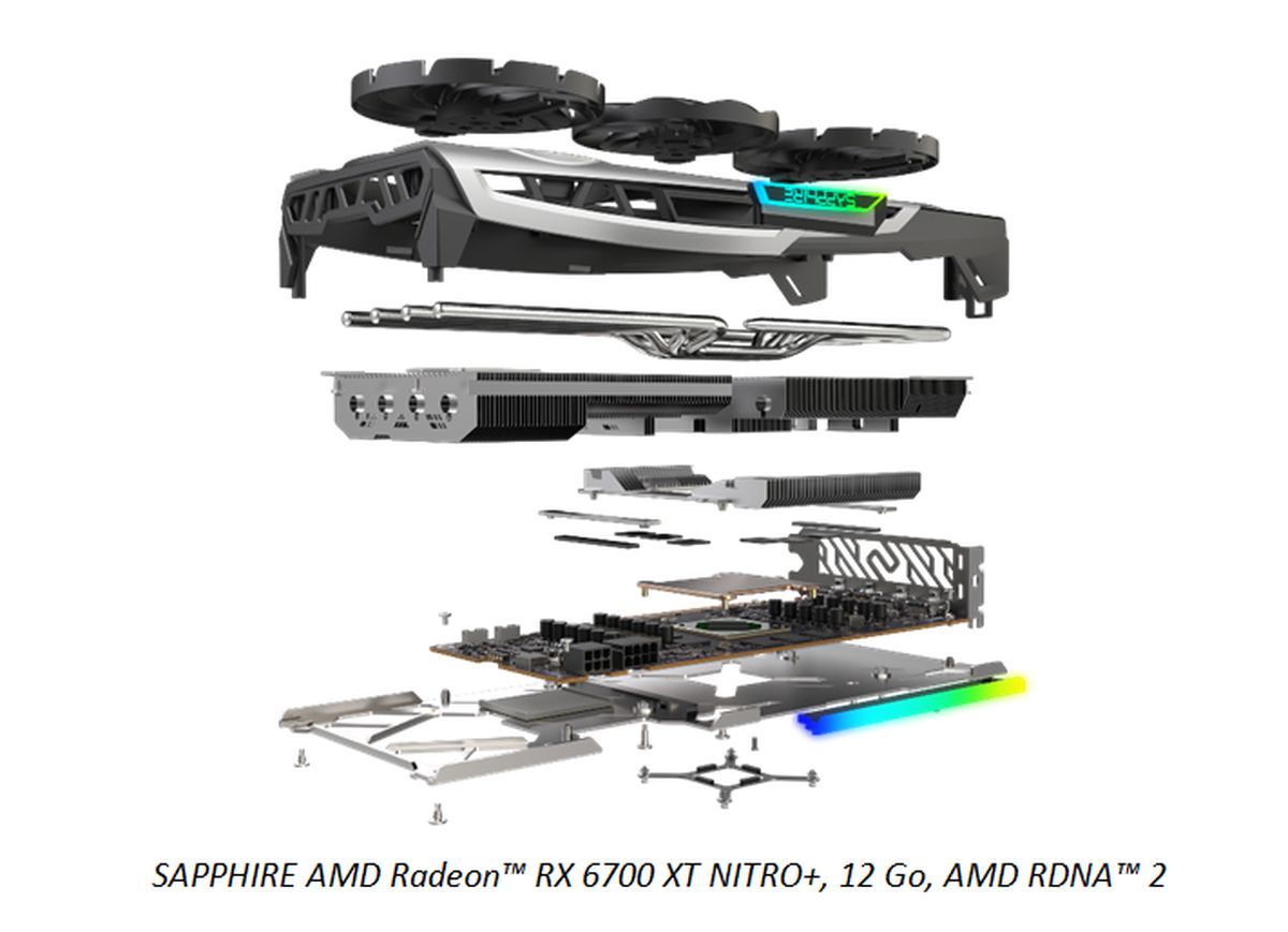 SAPPHIRE NITRO - AMD RADEON™ RX 6700 XT GAMING OC 12GB GDDR6 HDMI / TRIPLE DP