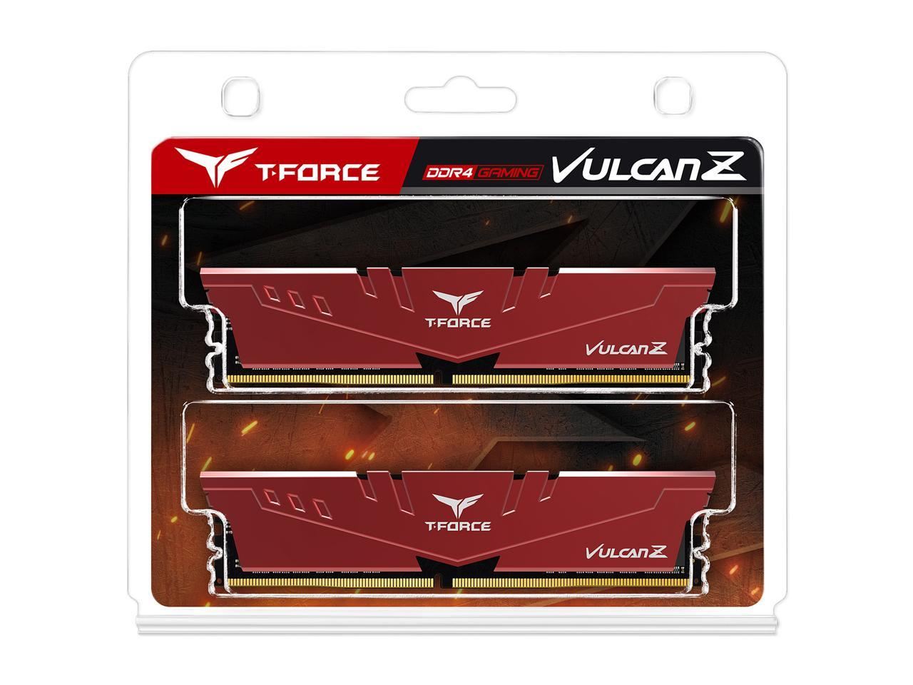 Vulcan Z  – 32 Go – 2 x 8 Go - DDR4 -  3200MHz - Rouge