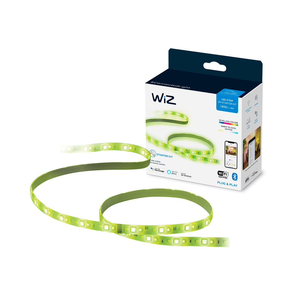 WIZ Kit de démarrage Bandeau LED connecté 2m