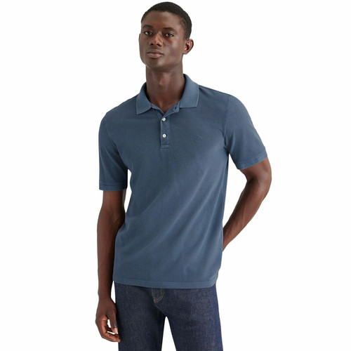Dockers - Polo bleu indigo - Tee shirt homme coton