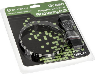 Alchemy 2.0 Magnetic LED-Strip - 30cm - 15 LEDs - Vert tres pratique
