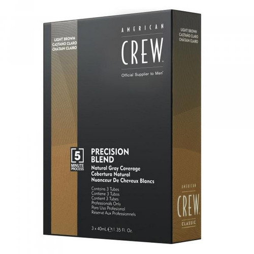 American Crew - Precision Blend- Coloration Cheveux- 3x40ml-Medium Ash 5-6 - Cosmetique american crew