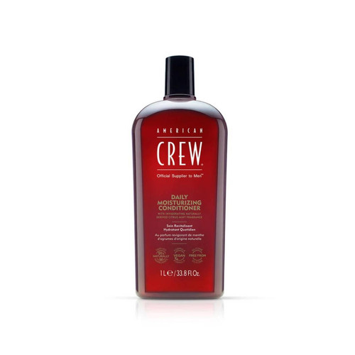 American Crew - Après Shampoing DAILY MOISTURIZING - Revitalisant et Hydratant 1000 ml - Apres shampoing cheveux homme