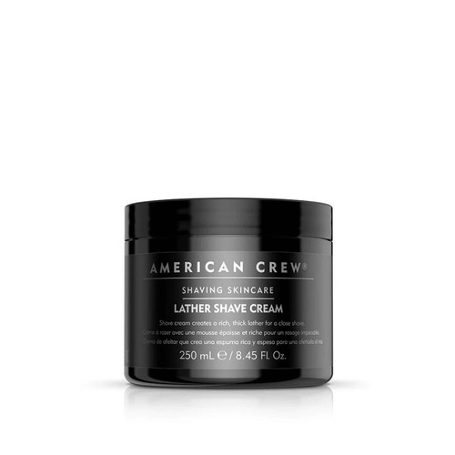 American Crew - Crème à raser moussante soin barbe homme Lather Shave 250 ml - Cosmetique american crew
