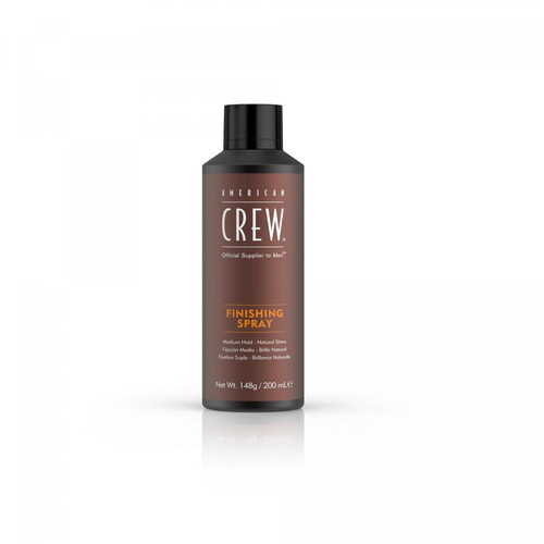 American Crew - Laque Spray de finition cheveux homme Tenue moyenne & Brillance naturelle 200 ml - Nouveautés Soins HOMME