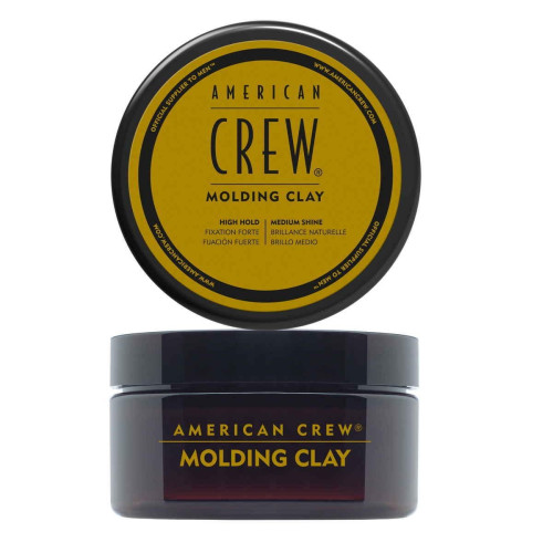 American Crew - Molding Clay Cire Cheveux Homme Fixation Forte & Brillance Naturelle  - Cosmetique american crew