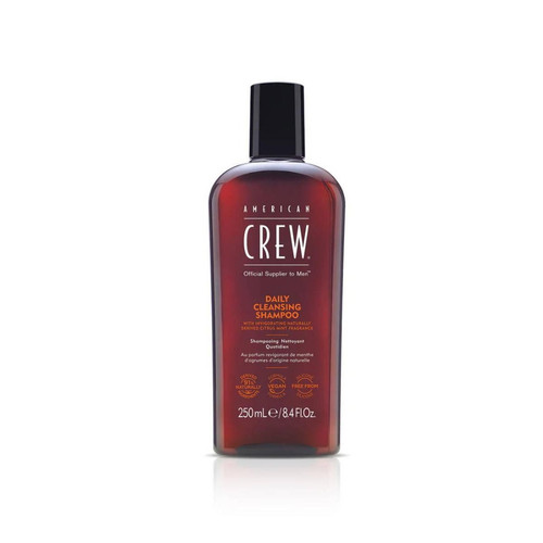 American Crew - Shampoing  DAILY CLEANSING -Agrumes et Menthe 250 ml - Shampoing HOMME American Crew