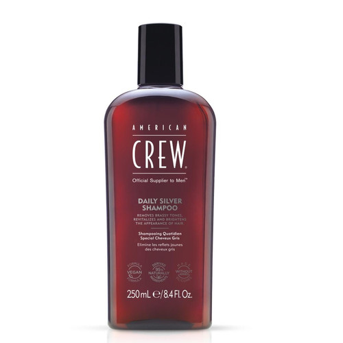 American Crew - Shampoing Pour Cheveux Gris - Classic Gray Shampoo - Anti-Chute de Cheveux HOMME American Crew