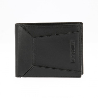 Arthur & Aston - Portefeuille italien  A/noir - Arthur&Aston - Cuir Noir - Porte monnaie homme cuir