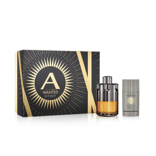 Azzaro Parfums - Coffret Eau de Parfum + Déodorant - Azzaro Wanted by Night - Coffret Parfum